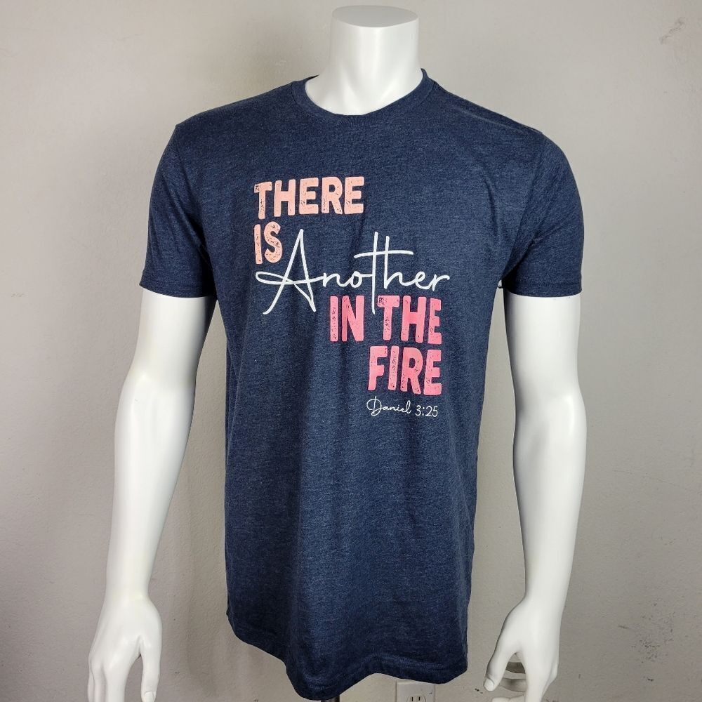 Next Level Apparel Daniel 3:25 Gray Short Sleeve T-Shirt